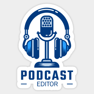 Podcast Editor Sticker